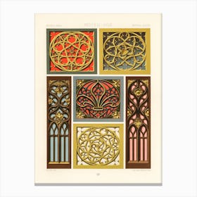 Middle Ages Pattern, Albert Racine (12) Canvas Print
