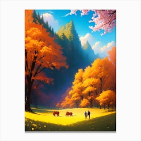 Autumn Forest 57 Canvas Print