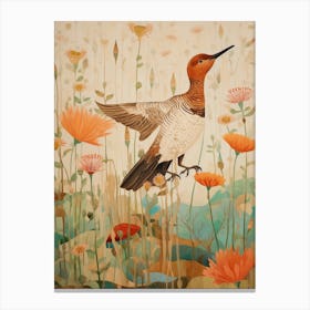 Canvasback 1 Detailed Bird Painting Canvas Print