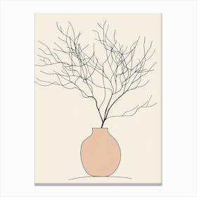 Tree In A Vase 1 Canvas Print