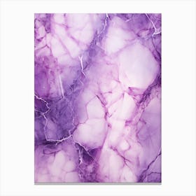 Purple Marble 1 Canvas Print