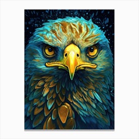 Eagle Bird Portrait Canvas Print