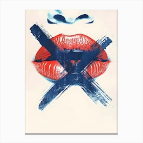 Sexy Lips Canvas Print