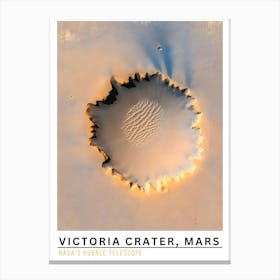 Victoria Crater, Mars Canvas Print