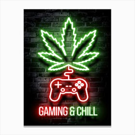 Gaming And Chill Canvas Print