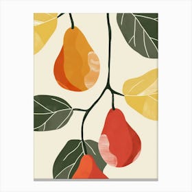 Figs Close Up Illustration 6 Canvas Print