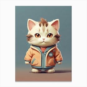 Cute Cat Canvas Print