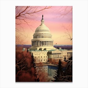 United States Capitol Canvas Print