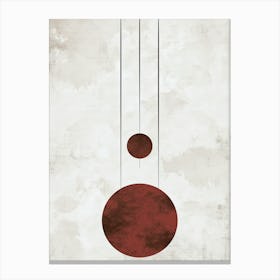 Neuss Circlescape - Minimalist Bauhaus Canvas Print