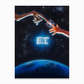 E.T. ET the Extra-Terrestrial Canvas Print
