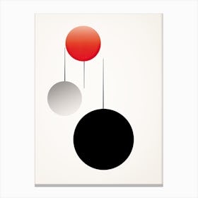 Minimal Abstract Shapes 45 Canvas Print