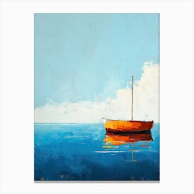 Sailboat Canvas, Greece Canvas Print