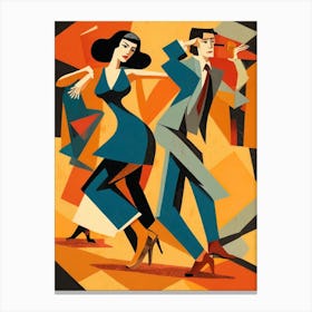 Latin Dancers Canvas Print