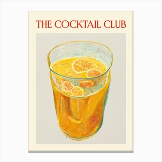 The Cocktail Club 2 Canvas Print