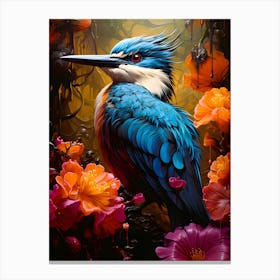 Whisper Of The Sky Single Bird Canvas Print