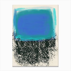 Blue Square Canvas Print