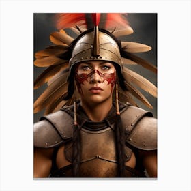Sasquatch Warrior Canvas Print