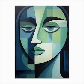 Abstract Portrait Of A Woman 26 Canvas Print