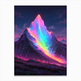 Rainbow Mountain 1 Canvas Print