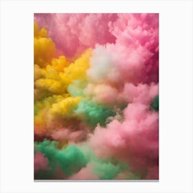 Pastel Clouds, Pastel Sky Canvas Print