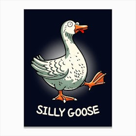 Silly Goose Canvas Print