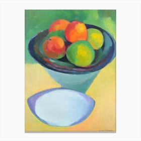 Jackfruit Bowl Of fruit Canvas Print