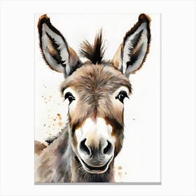 Donkey Canvas Print