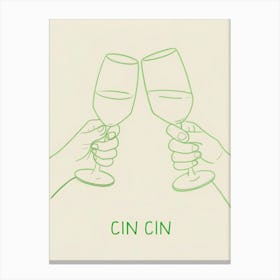 Cin Gin Canvas Print