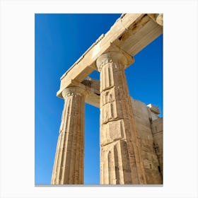 Acropolis Of Athens Canvas Print