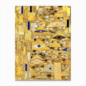 Eyes Of Klimt Canvas Print