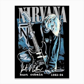 Nirvana Music Gig Concert Canvas Print