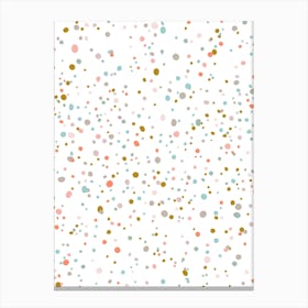 Coral Specks Canvas Print
