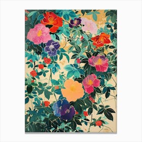 Great Japan Hokusai Japanese Floral 16 Canvas Print