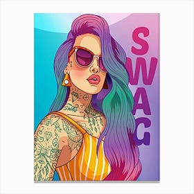 Swag pop Canvas Print