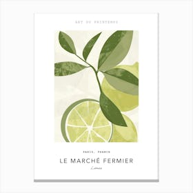Limes Le Marche Fermier Poster 5 Canvas Print