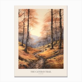 The Cateran Trail Scotland Uk Trail Poster Canvas Print