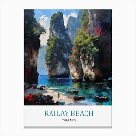 Railay Beach, Thailand Canvas Print