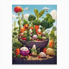 Vegetable Garden Canvas Print