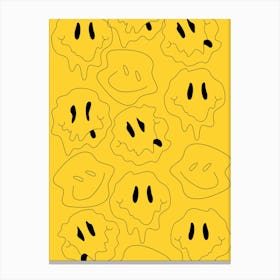 Smiley Faces Canvas Print