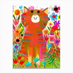 Summer Puss Canvas Print