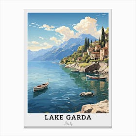 Lake Garda Travel Canvas Print