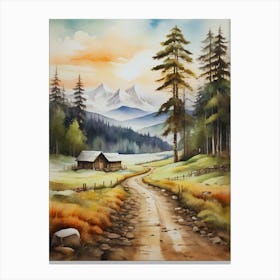 Country Road 1 Canvas Print