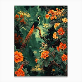 Chinese Peacock Canvas Print