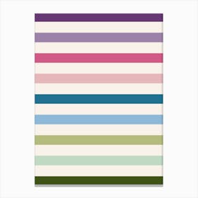 Colorful Stripes | 03 Canvas Print