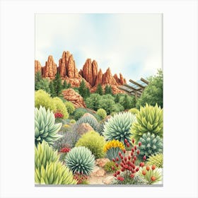 Cactus Garden 2 Canvas Print