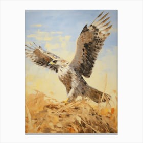 Bird Painting Falcon 2 Canvas Print