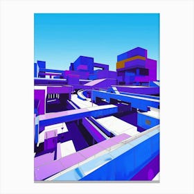 Futuristic City 2 Canvas Print