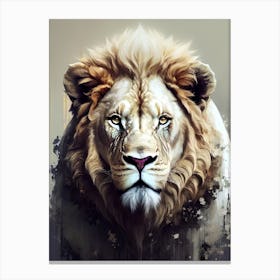 Lion Portrait 31 Canvas Print