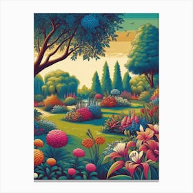 Colorful Garden Canvas Print