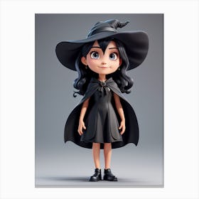 Little Witch 5 Canvas Print